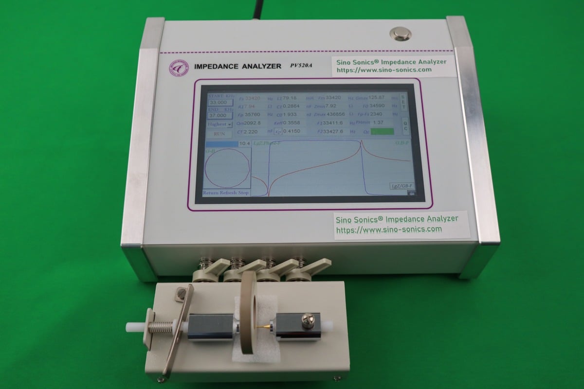 impedance analyzer with external clock