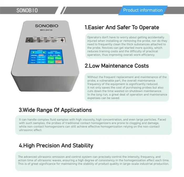 non-contact homogenizer